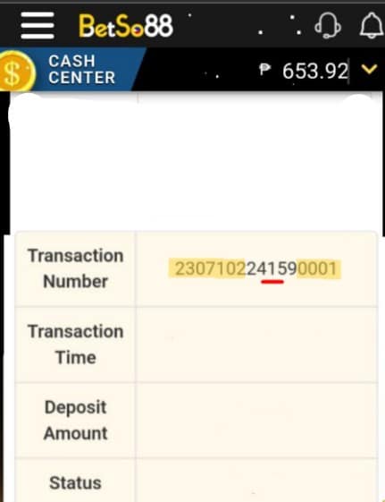 Ang mga deposito na ginawa pagkalipas ng 9pm (21:00) ay hindi binibilang