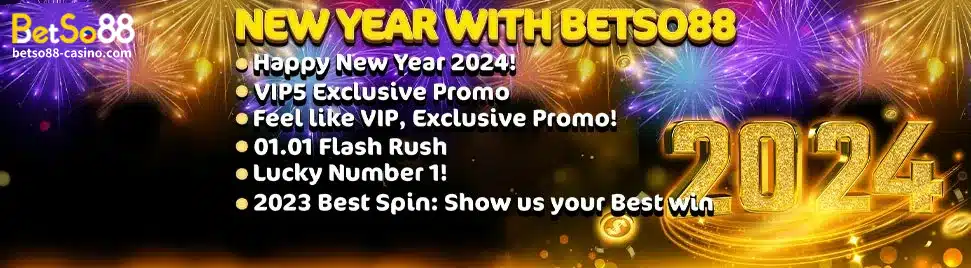 Welcome 2024 with BetSo88 - Rewards for you!